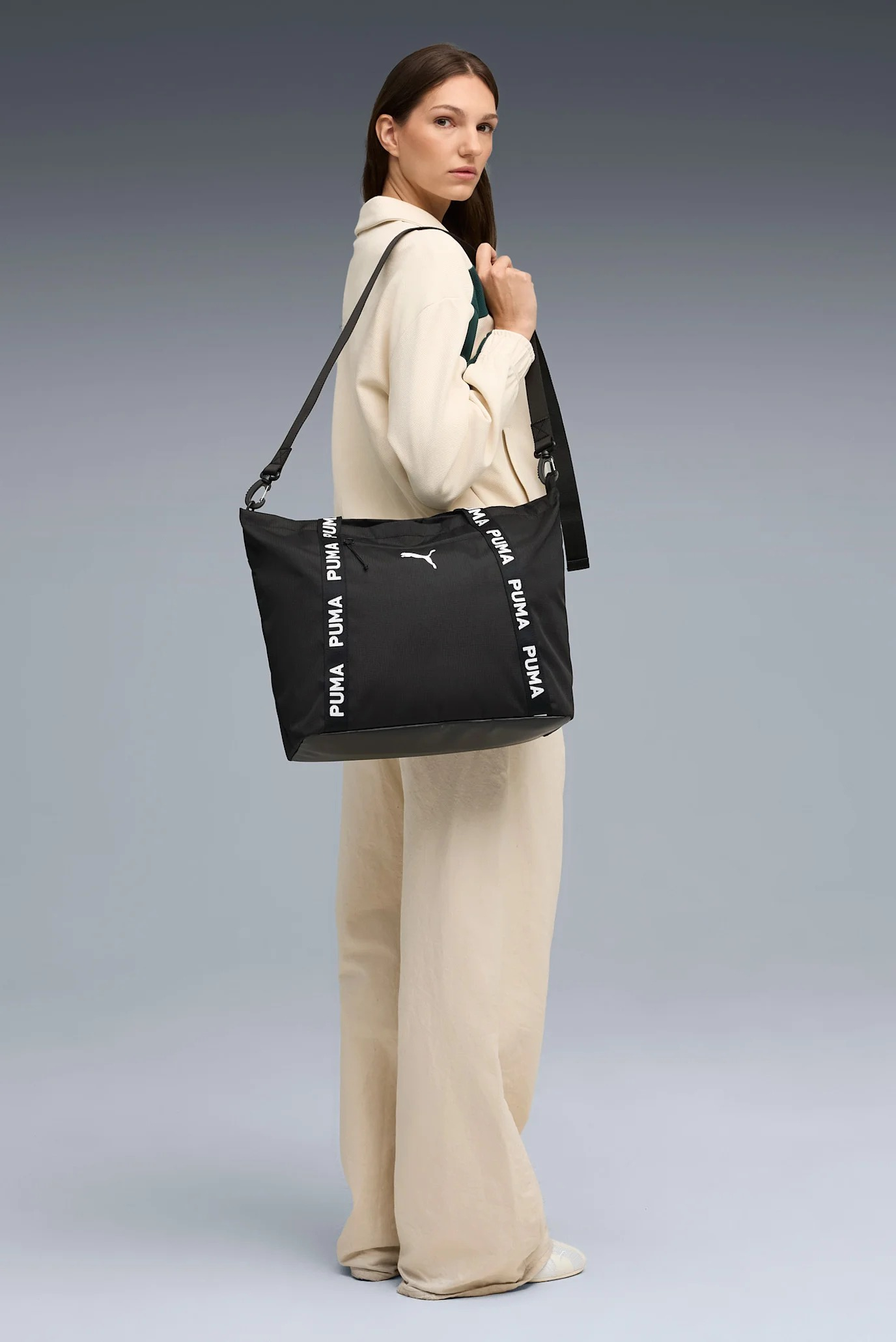 Сумка-шопер жіноча Puma Active Training 091856-01 чорнафото4