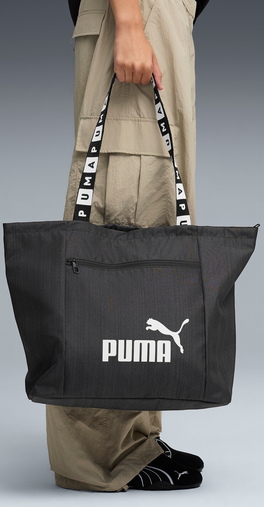 Сумка-шопер жіноча Puma Base 092507-01 чорнафото3