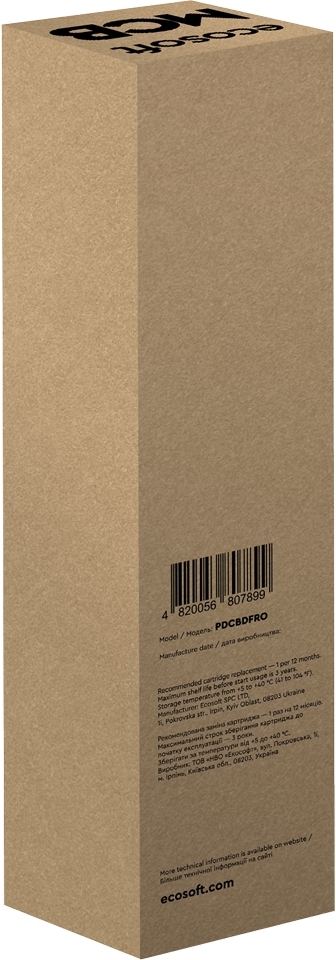 Постфильтр-минерализатор Ecosoft Cross90 (PDCBDFRO) фото 4