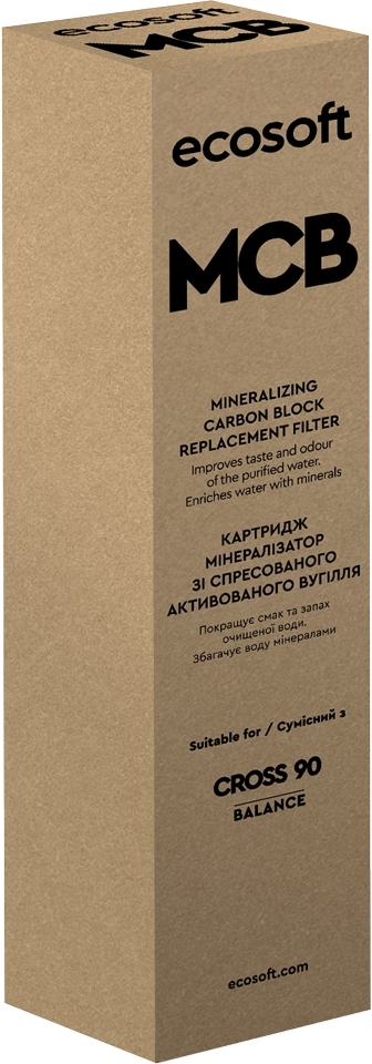 Постфильтр-минерализатор Ecosoft Cross90 (PDCBDFRO) фото 3