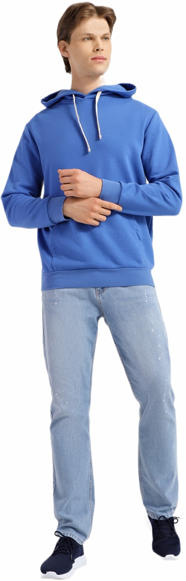 Худі чоловіче Roza 211073 3XL джинсовефото