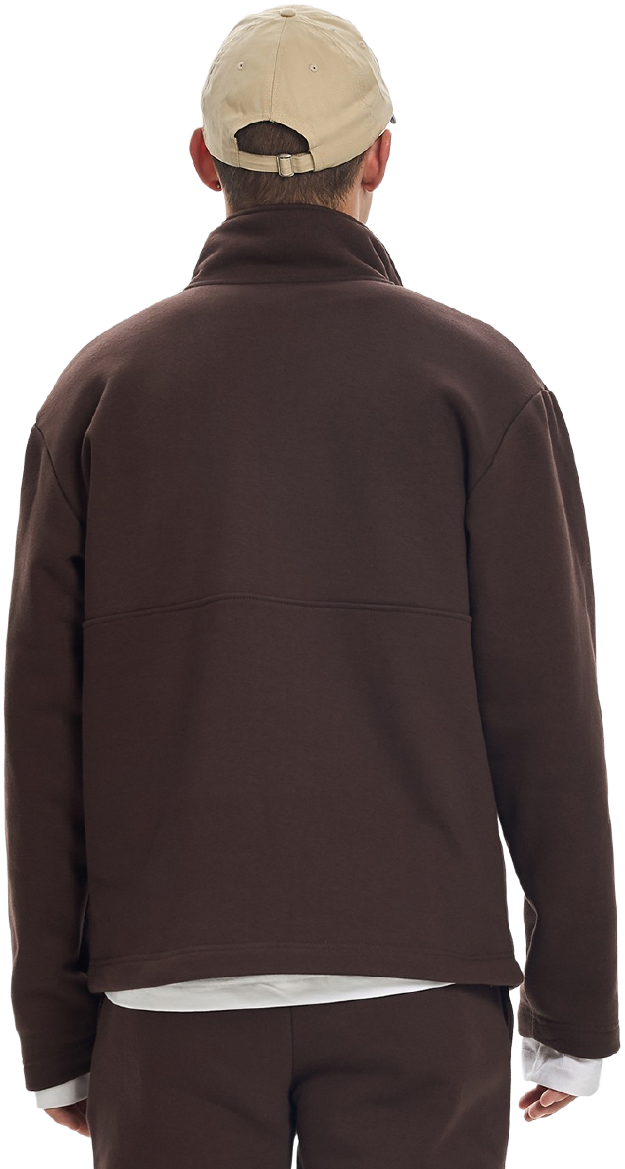 Толстовка утепленная мужская Roza 241224 M шоколадная фото 2