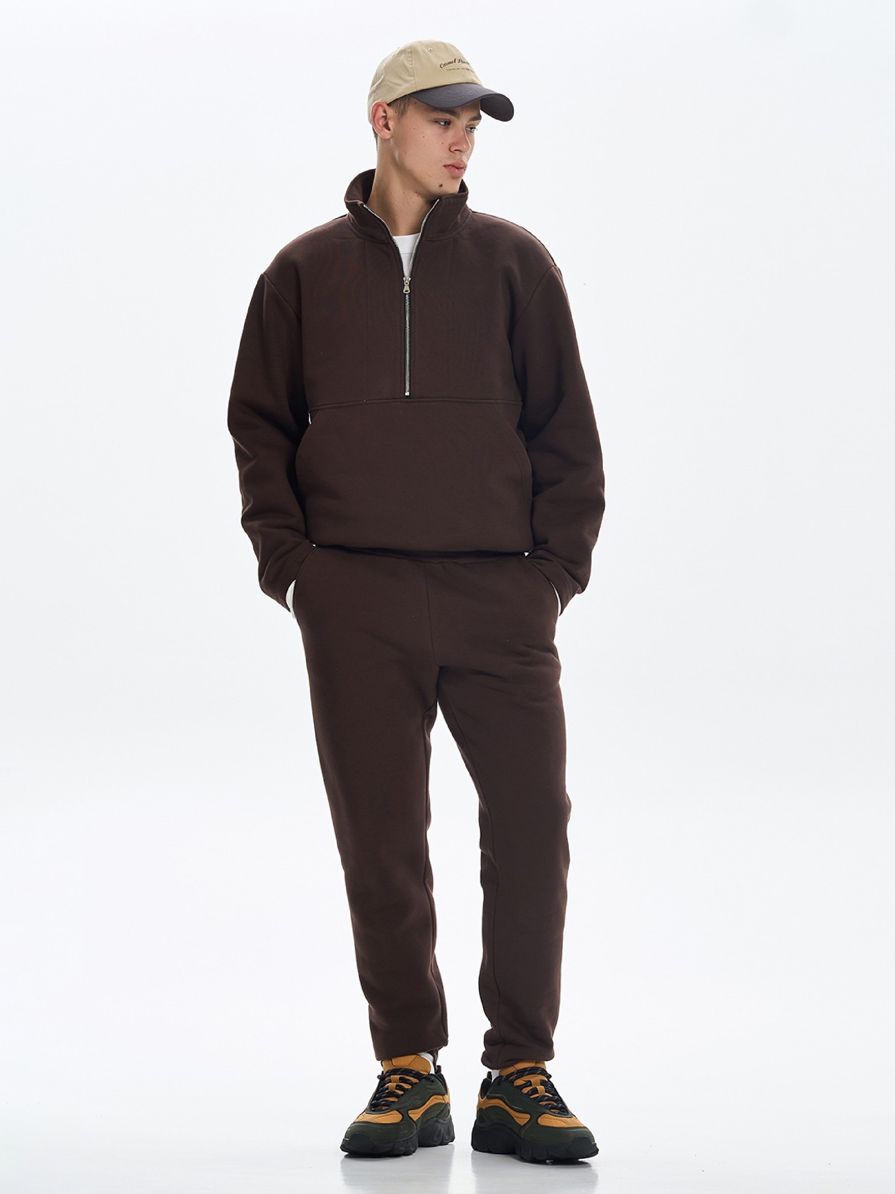 Толстовка утепленная мужская Roza 241224 L шоколадная фото 4