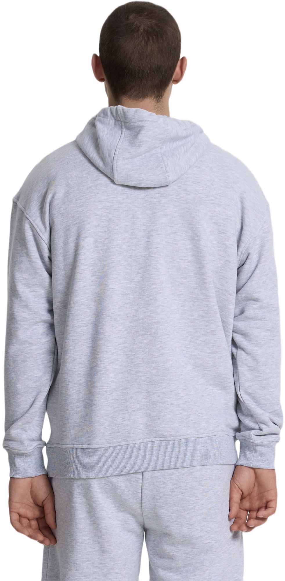 Худи мужское Roza 231118 S меланжевое фото 2