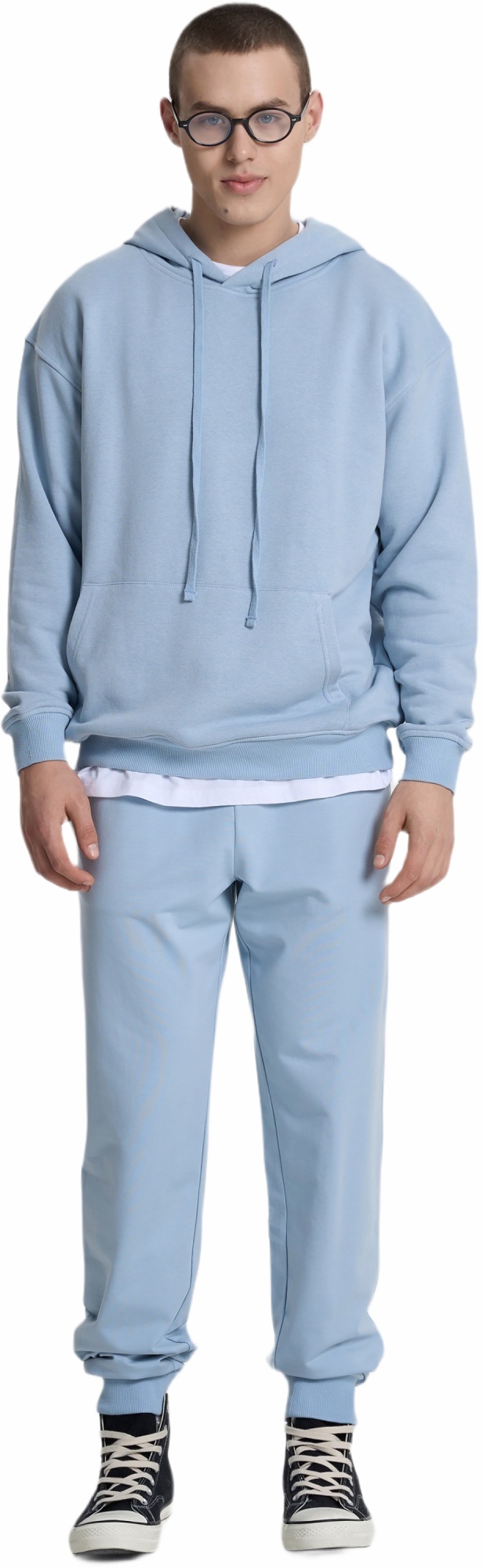 Худі чоловіче Roza 231118 2XL сіро-блакитнефото2