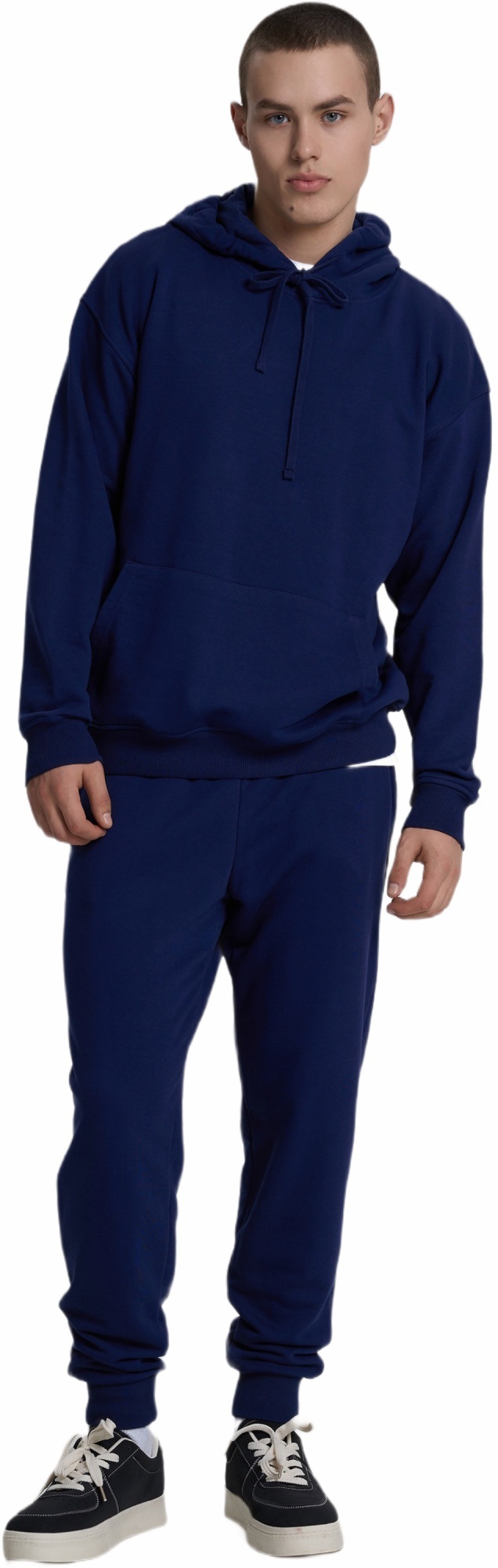 Худи мужское Roza 231118 XS темно-синее фото 3