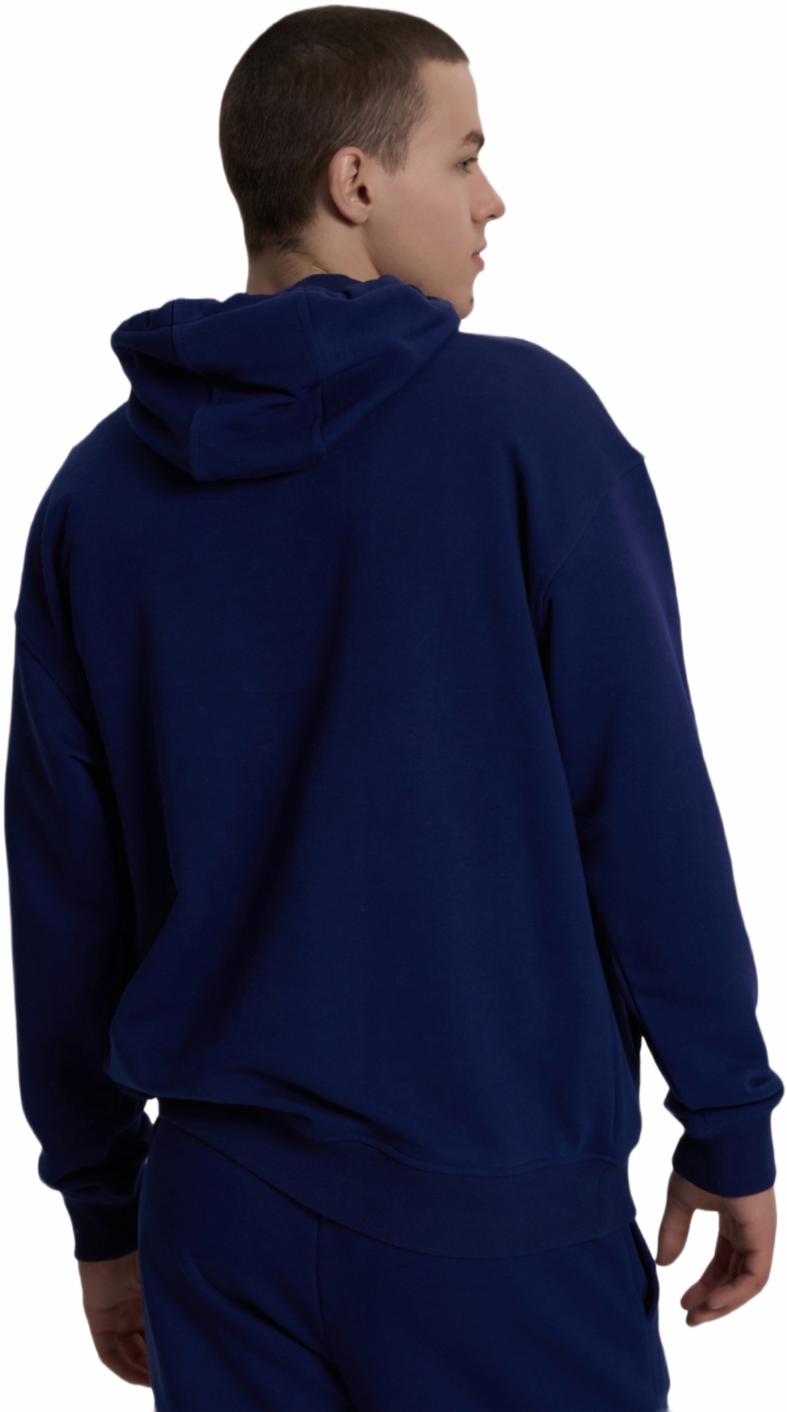 Худи мужское Roza 231118 M темно-синее фото 2