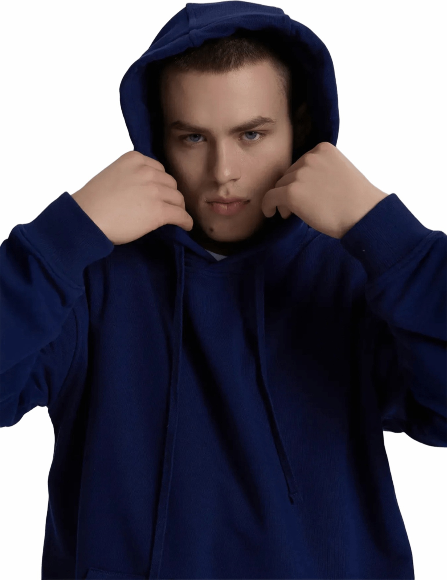 Худи мужское Roza 231118 M темно-синее фото 4