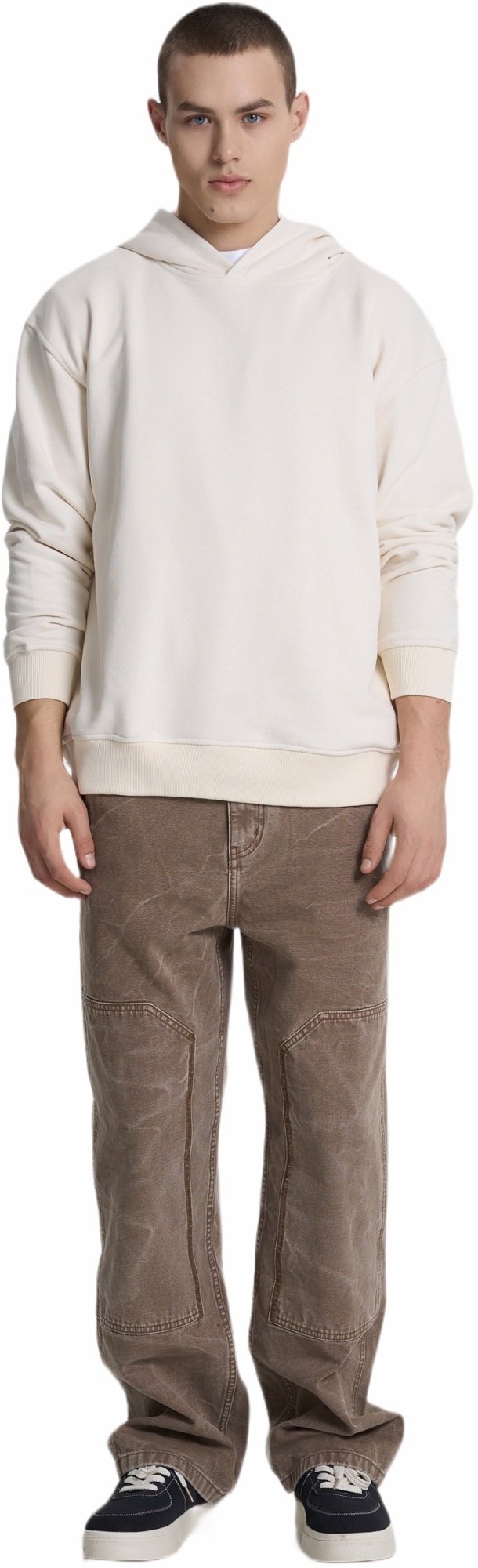 Худи мужское Roza 240619 M светло-бежевое фото 3