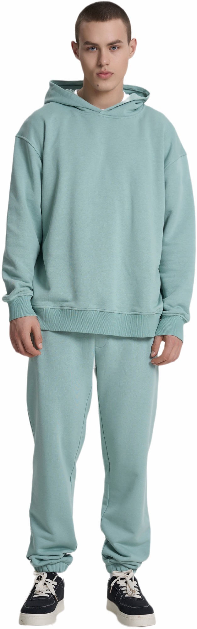 Худи мужское Roza 240619 2XL темно-бирюзовое фото 3