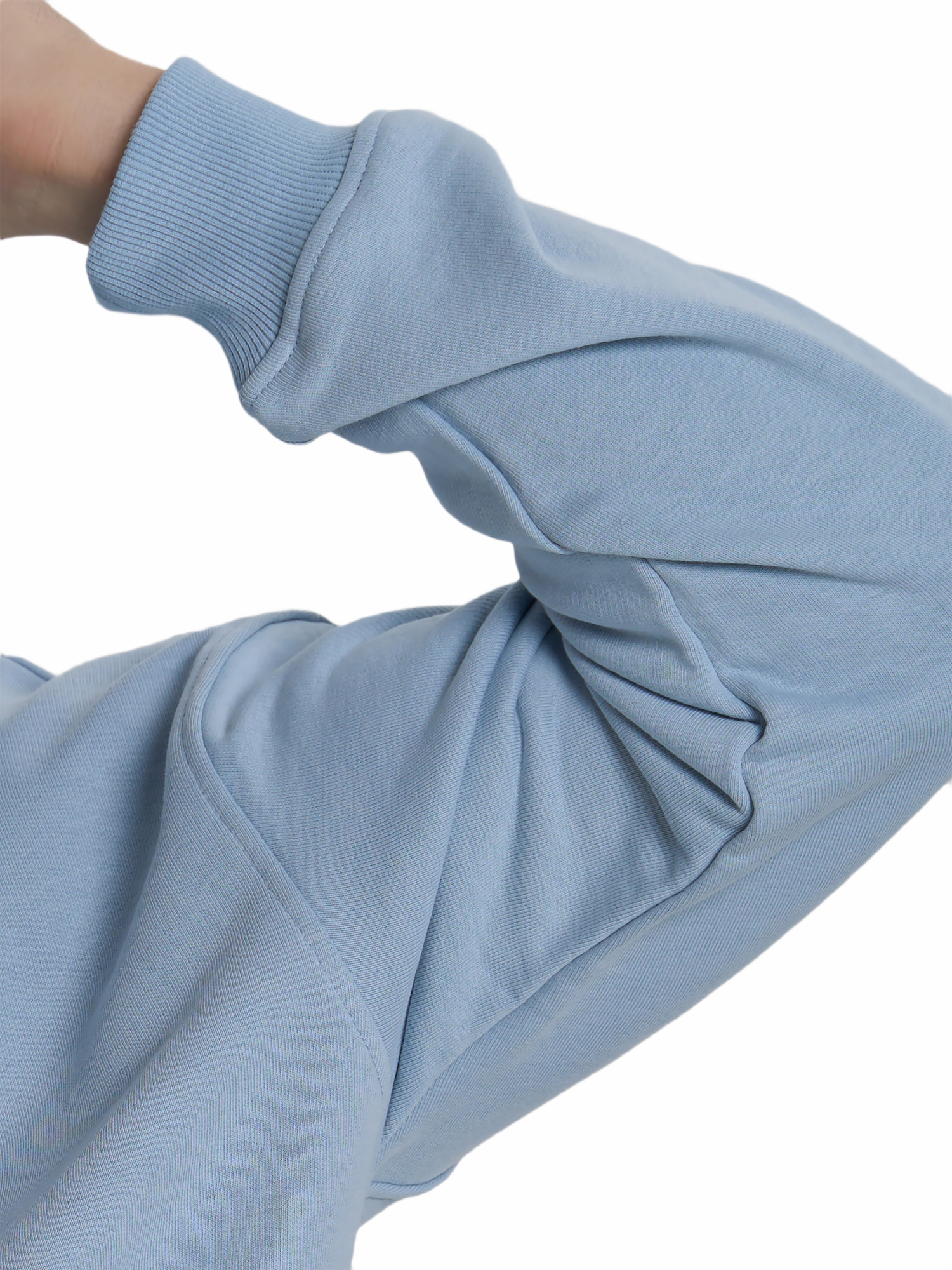 Худі чоловіче Roza 240619 M сіро-блакитнефото5