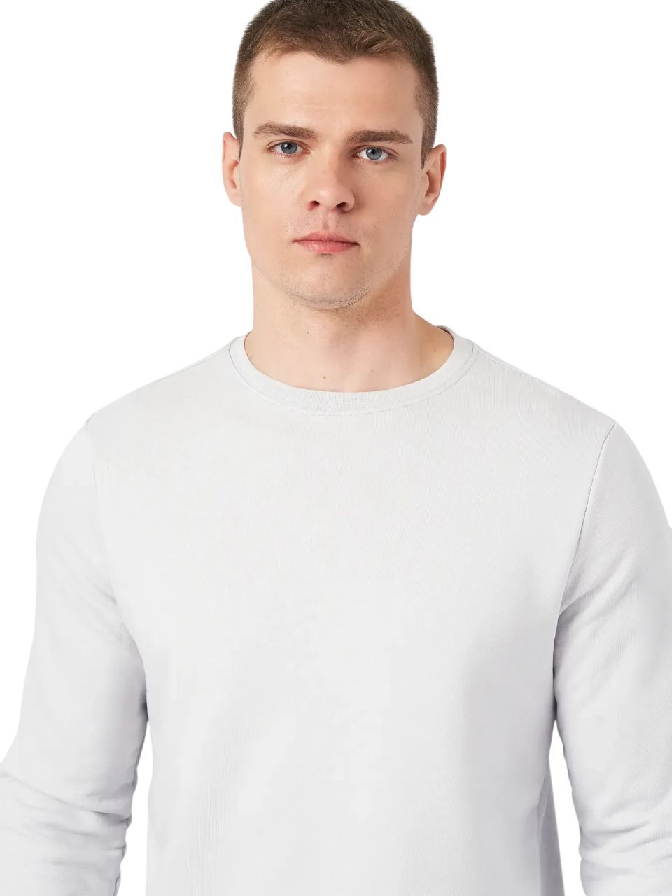 Світшот чоловічий Roza 210542 S світло-сірафото3