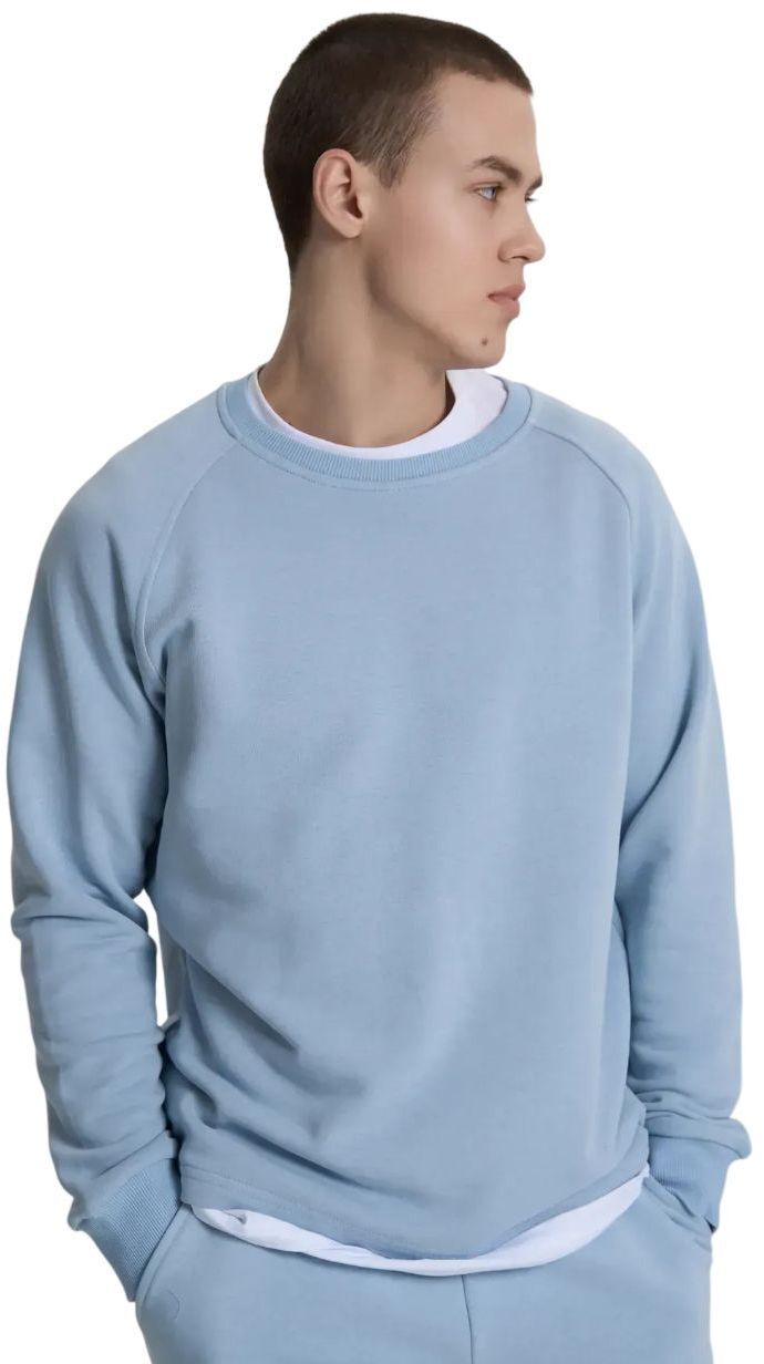 Світшот чоловічий Roza 240620 XS сіро-блакитнийфото3