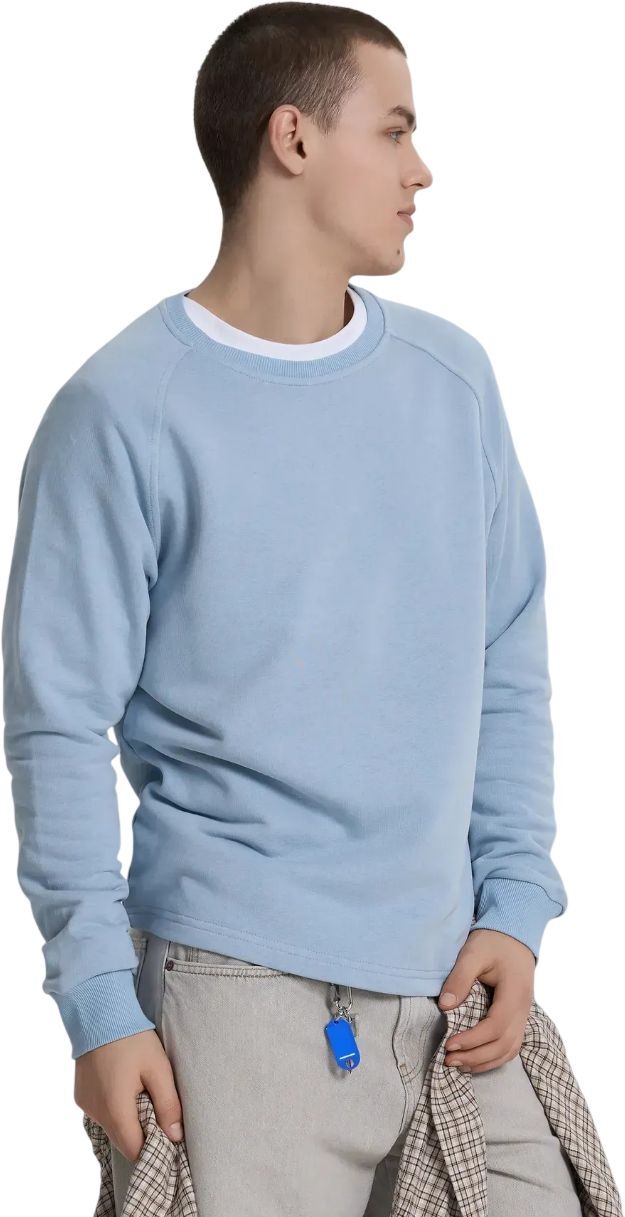 Світшот чоловічий Roza 240620 XS сіро-блакитнийфото5