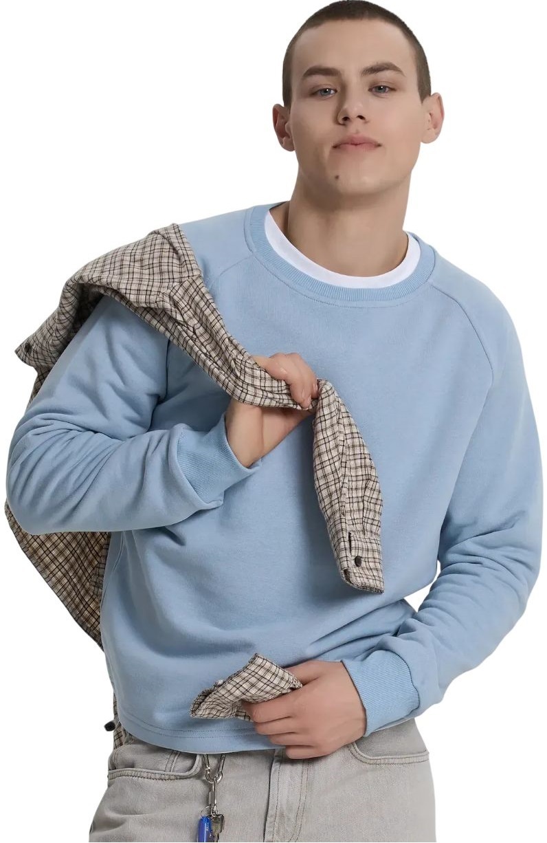 Світшот чоловічий Roza 240620 XS сіро-блакитнийфото6