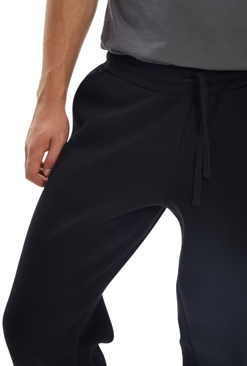 Спортивные штаны утепленные мужские Roza 210549 XL черные фото 