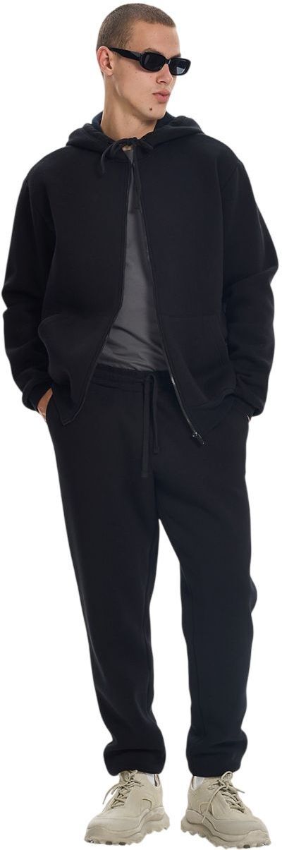 Спортивные штаны утепленные мужские Roza 210549 XL черные фото 