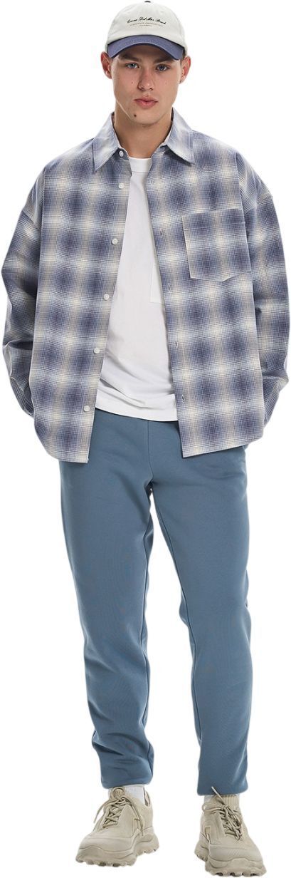 Спортивные штаны утепленные мужские Roza 210549 XS серые фото 5