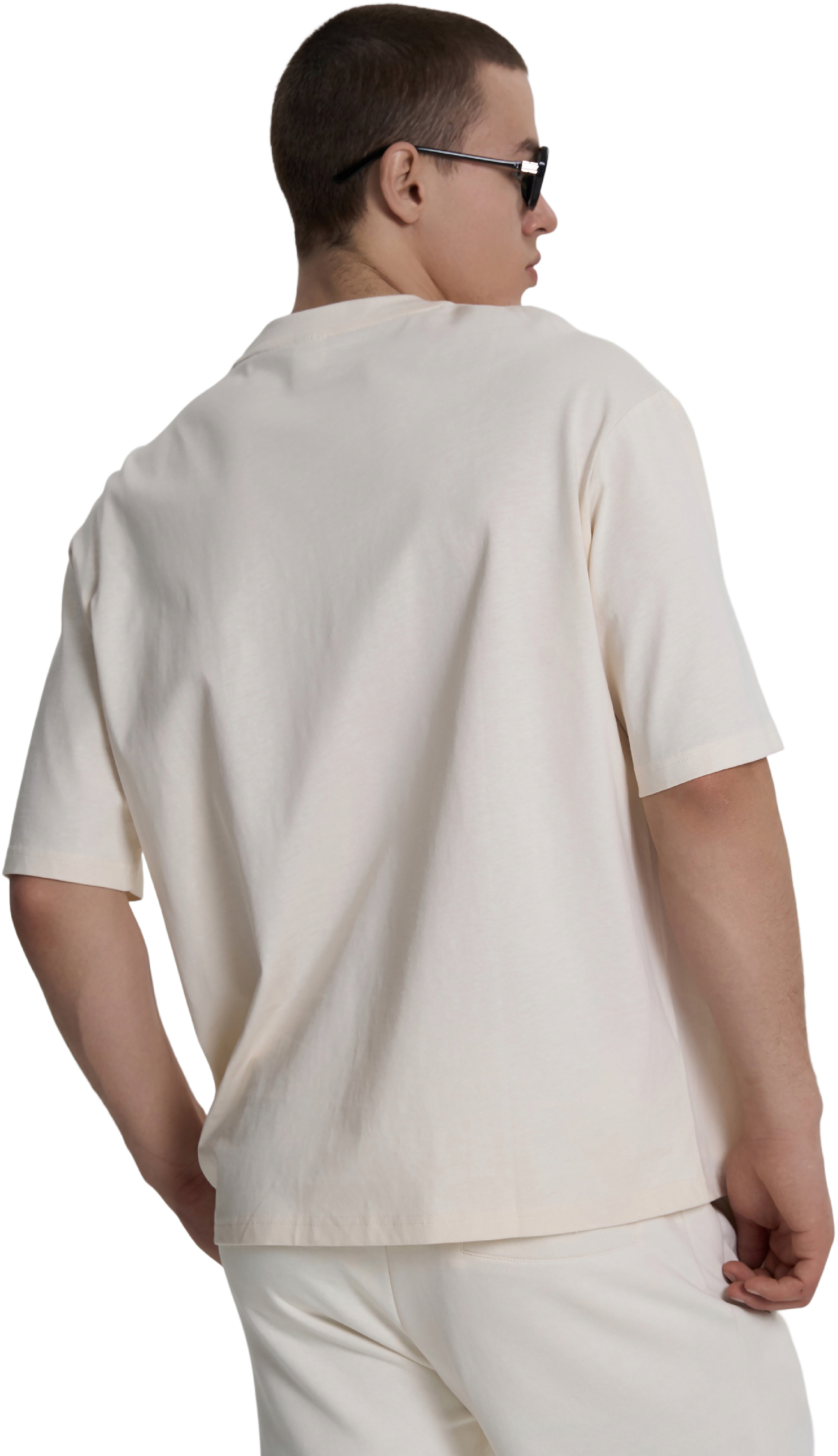 Футболка бавовняна чоловіча Roza 230926 XL світло-бежевафото2