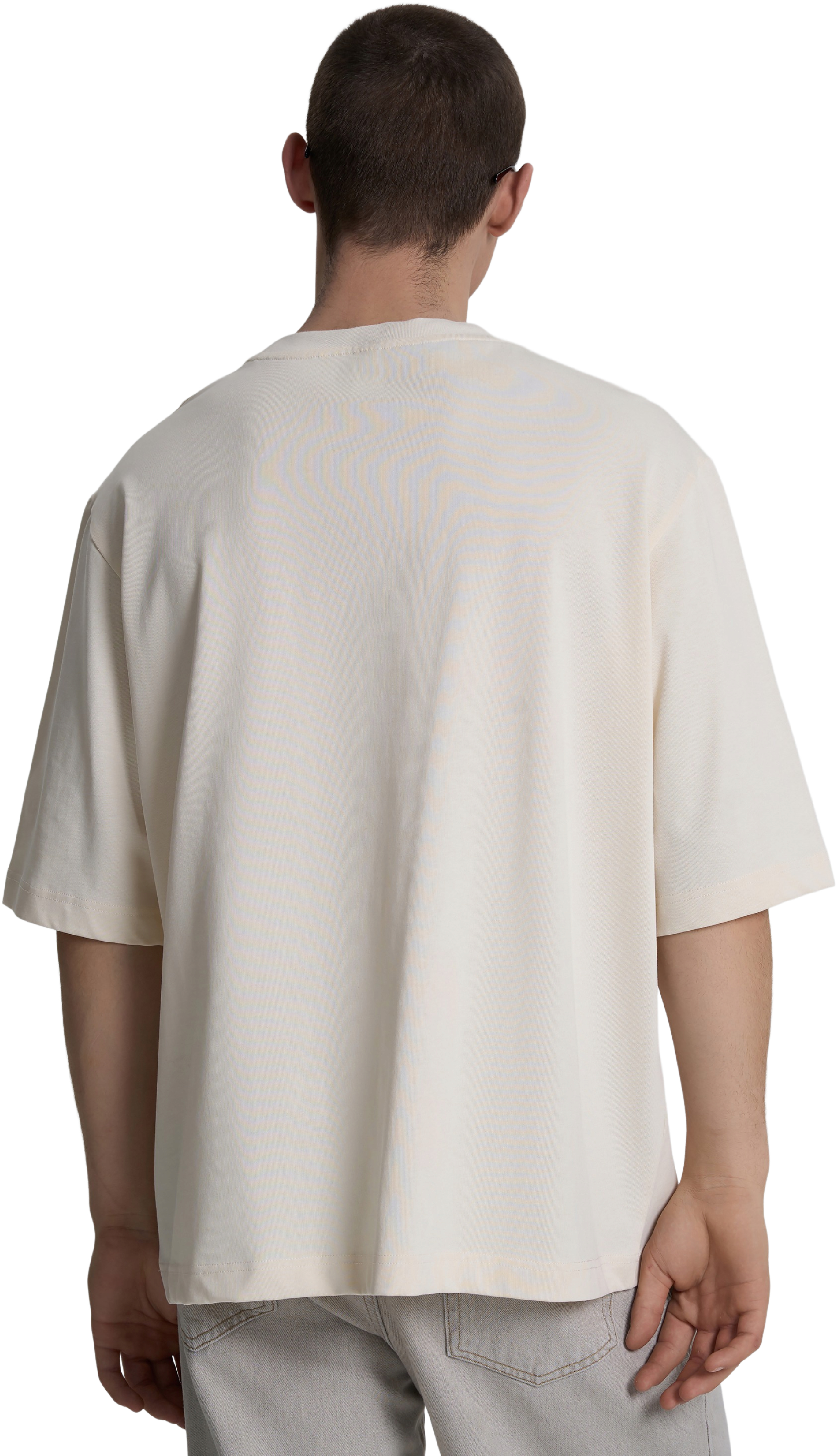 Футболка хлопковая мужская Roza 230911 2XL светло-бежевая фото 2