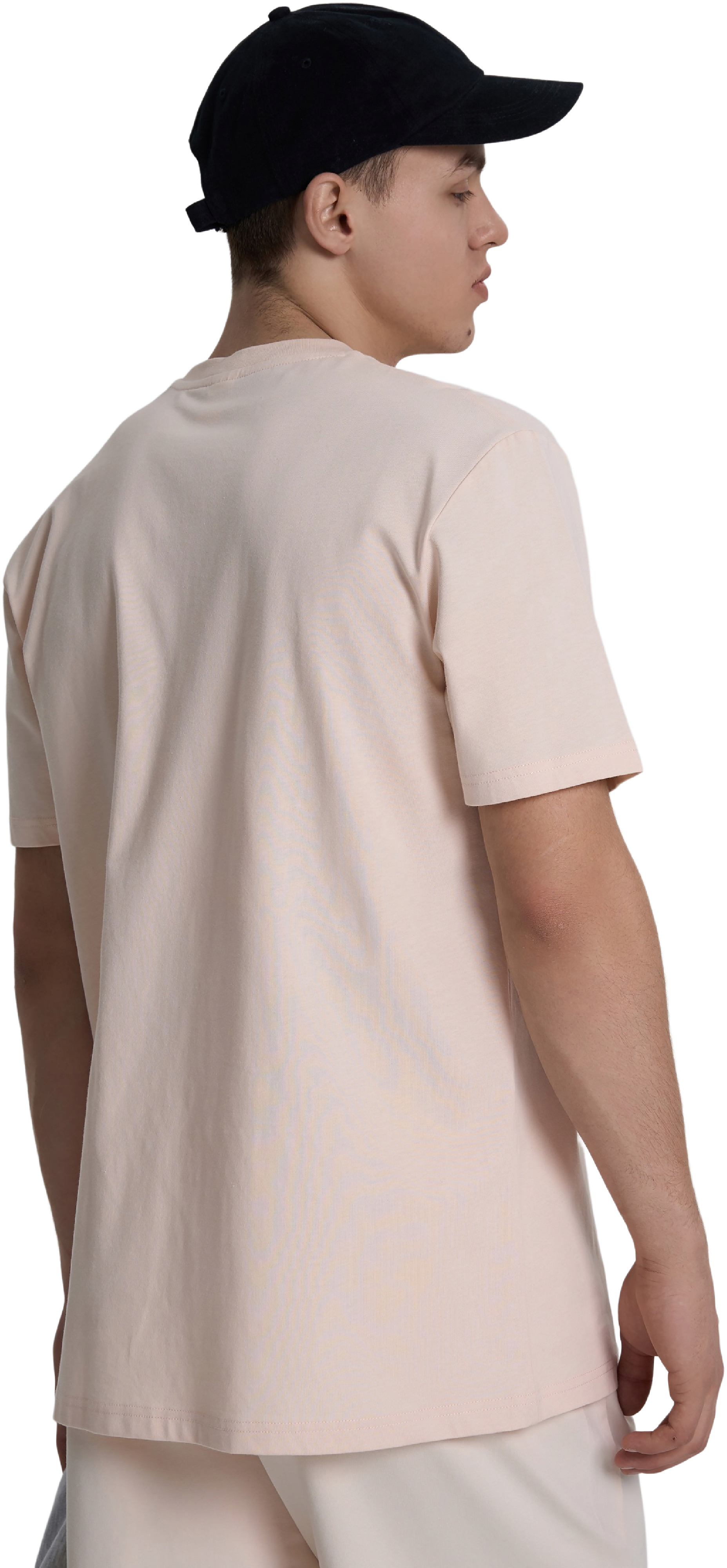 Футболка хлопковая мужская Roza 231101 M бежевая фото 2