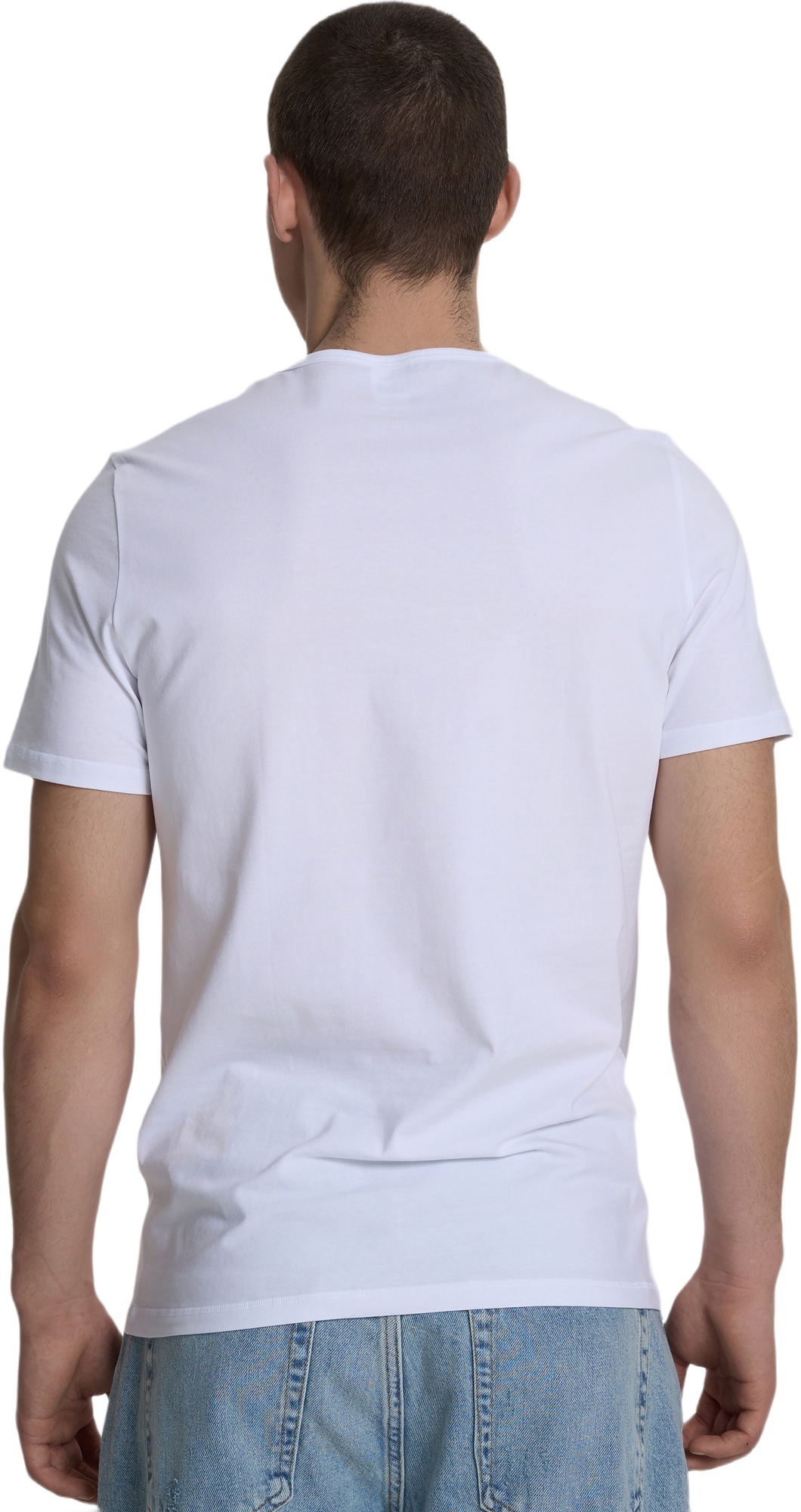 Футболка бавовняна чоловіча Roza 014738Р M білафото2