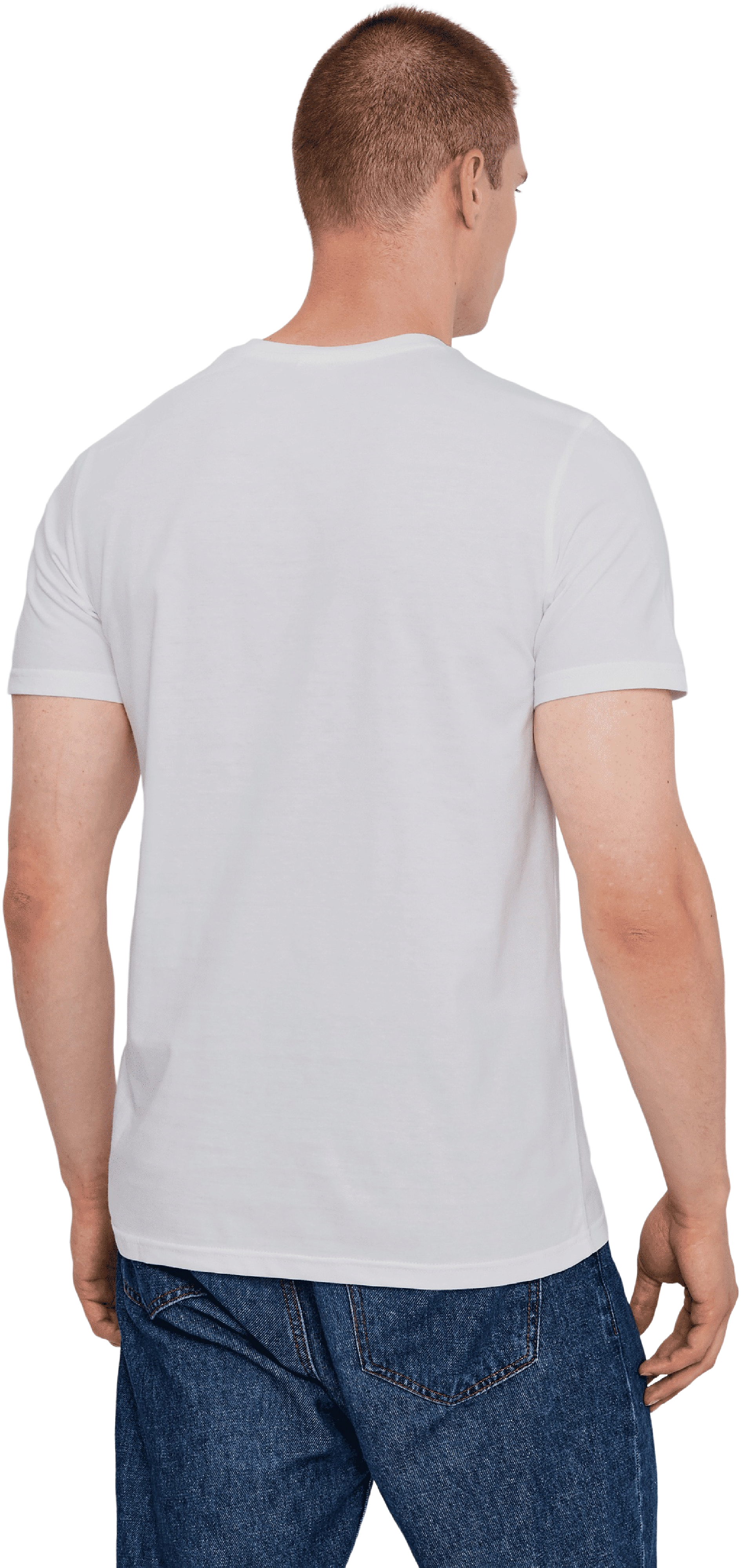 Футболка бавовняна чоловіча Roza 210135 3XL світло-сірафото2