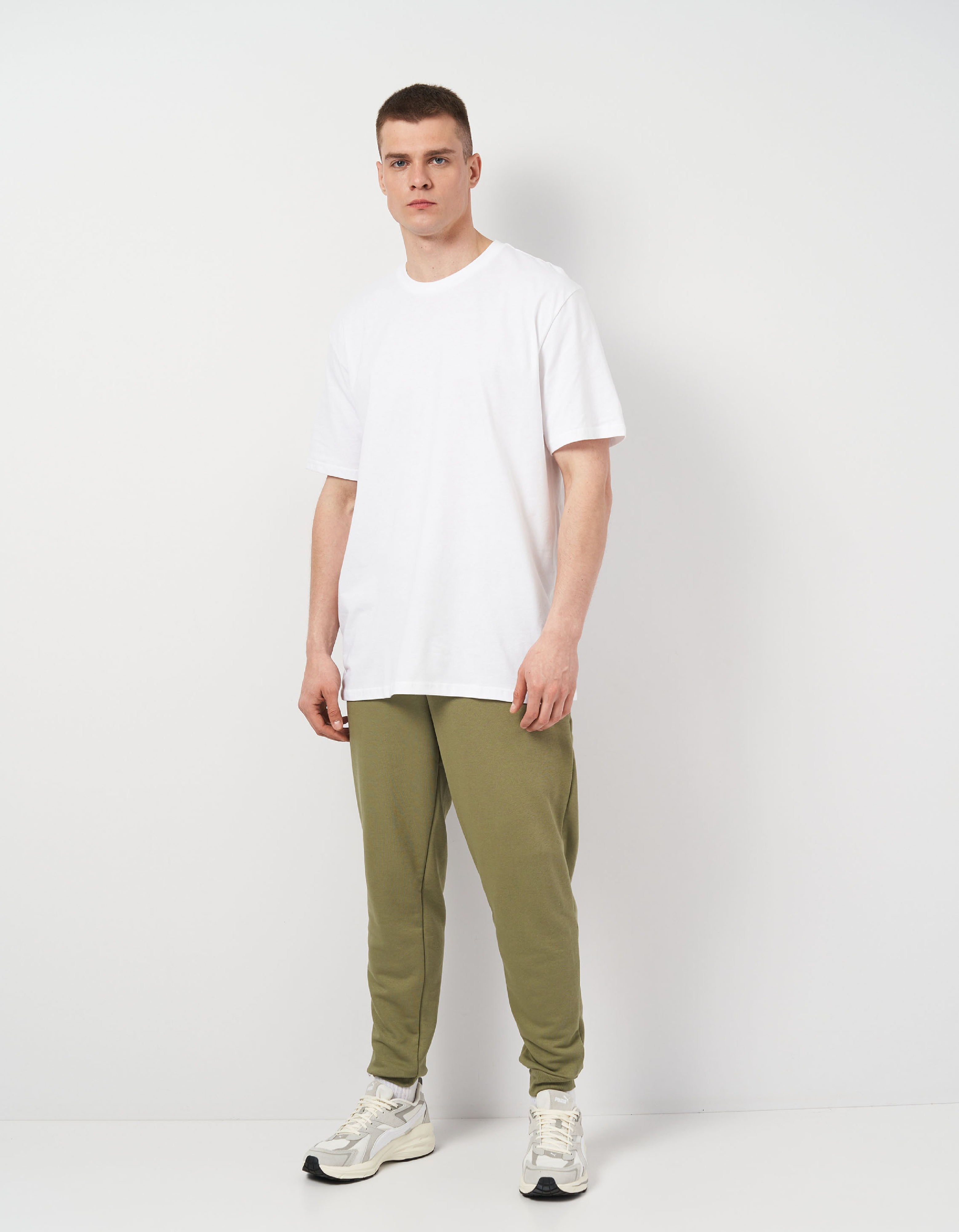 Футболка хлопковая мужская Roza 220501 4XL белая фото 4