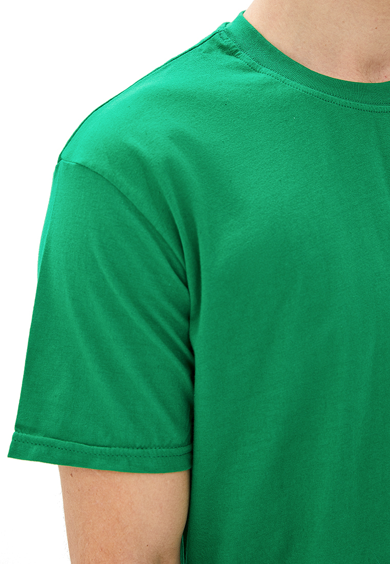 Футболка хлопковая мужская Roza 170201 3XL зеленая фото 4