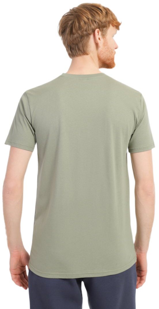 Футболка хлопковая мужская Roza 170201 3XL оливковая фото 2