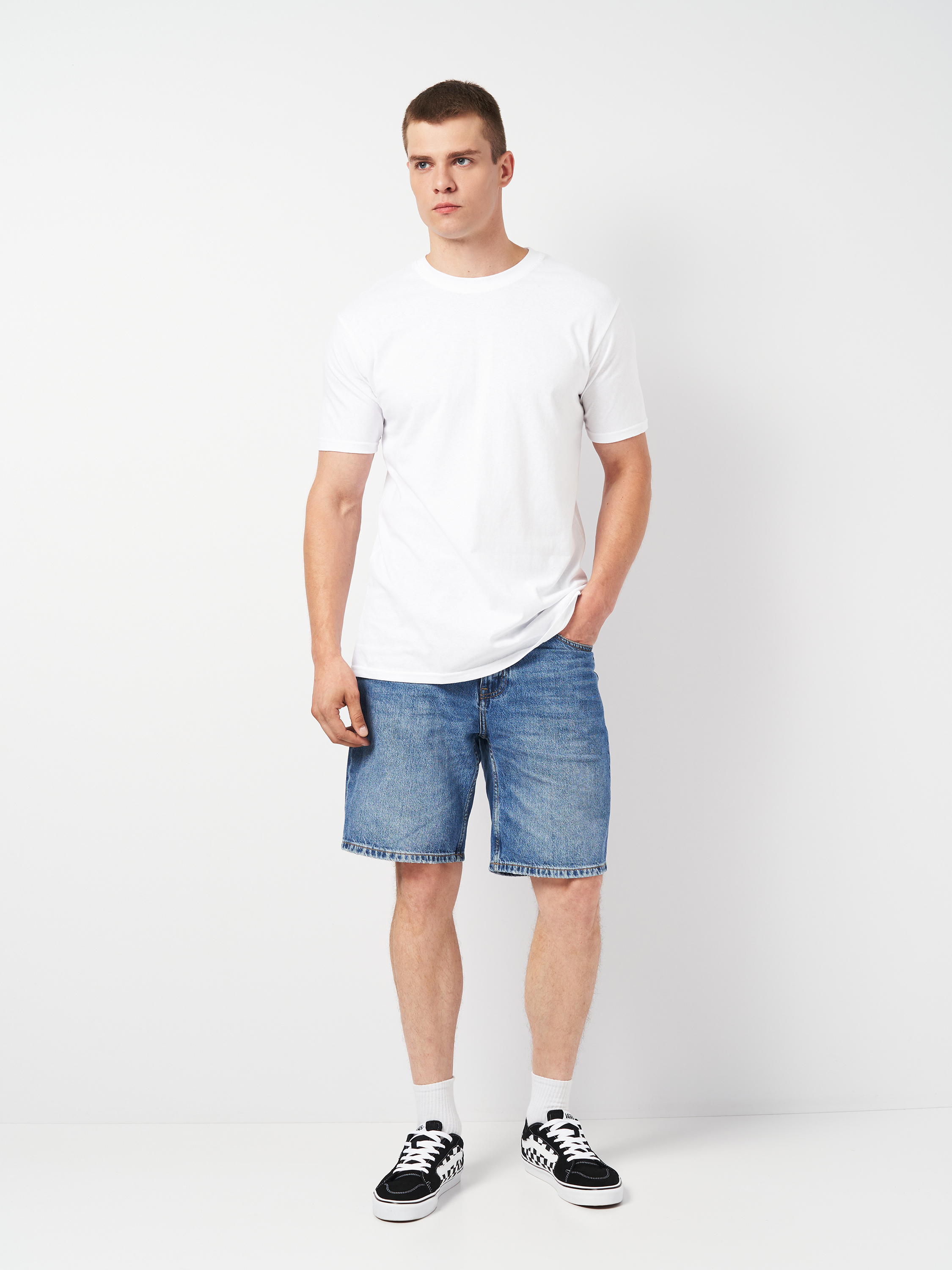 Футболка хлопковая мужская Roza 170201 2XL белая фото 3