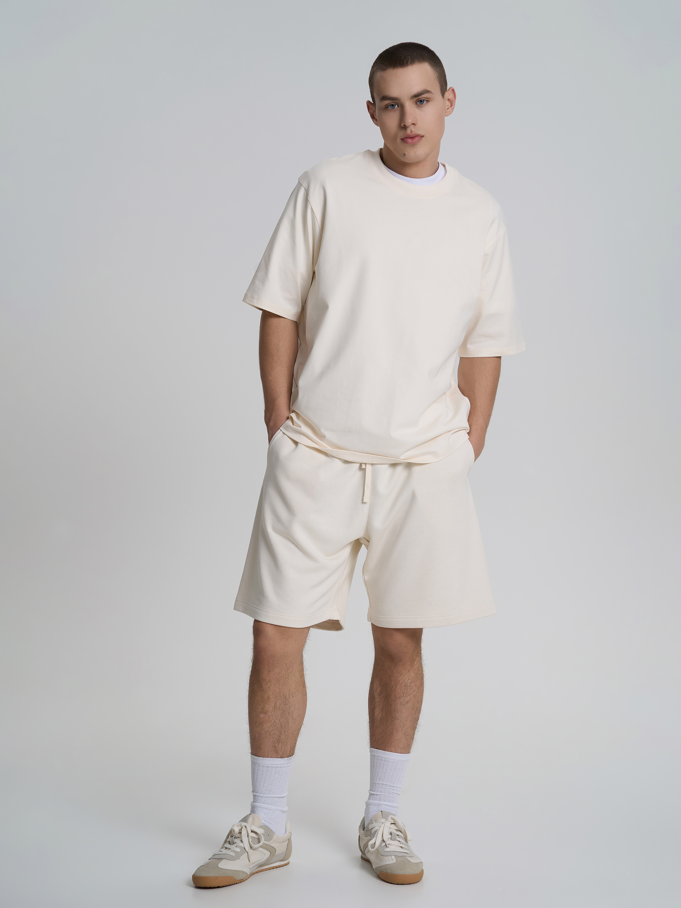 Шорты мужские Roza 240625 XL светло-бежевые фото 3