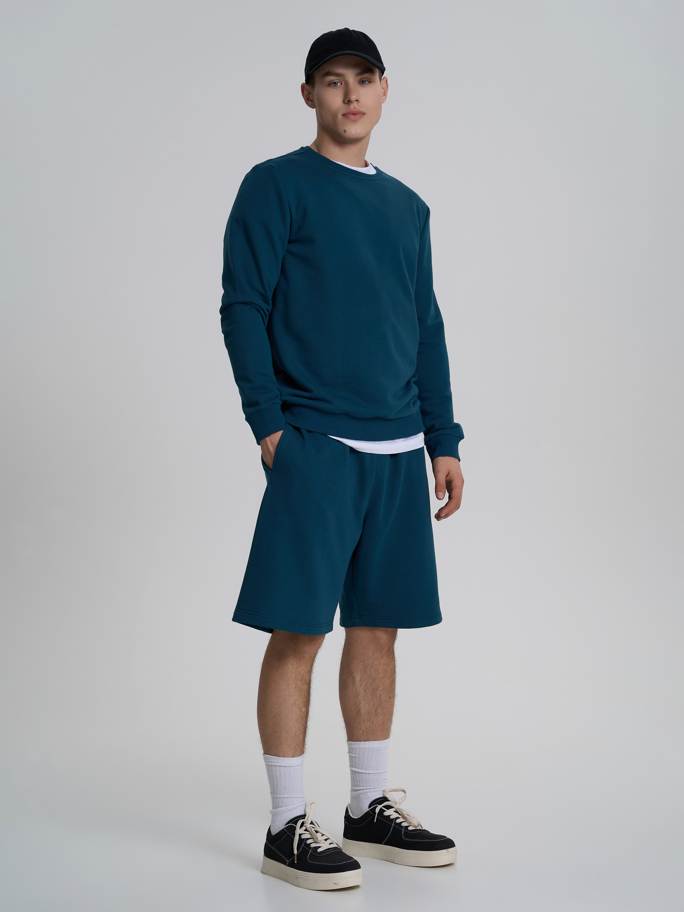 Шорты мужские Roza 240625 M сине-зеленые фото 4