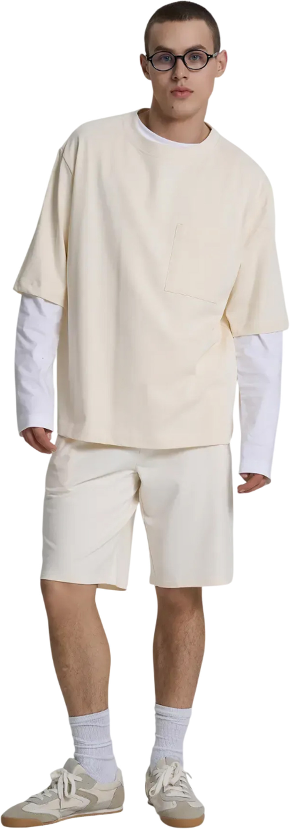 Шорты мужские Roza 200242 S светло-бежевые фото 4