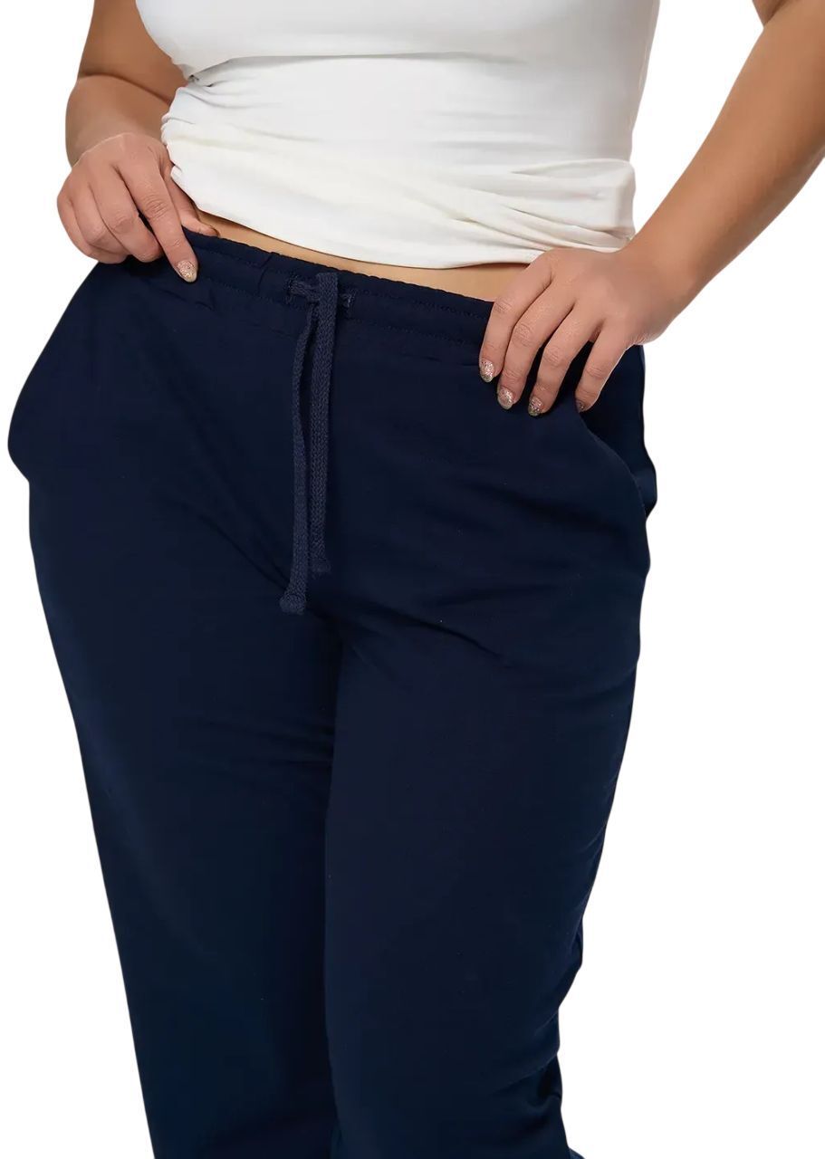 Спортивные штаны женские Roza 220505 L темно-синие фото 