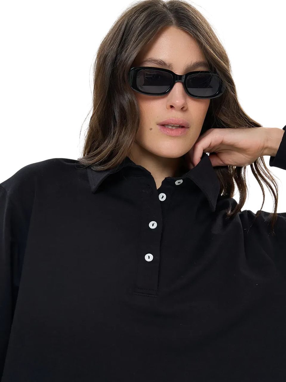 Світшот жіночий Roza 241203 M чорнийфото7