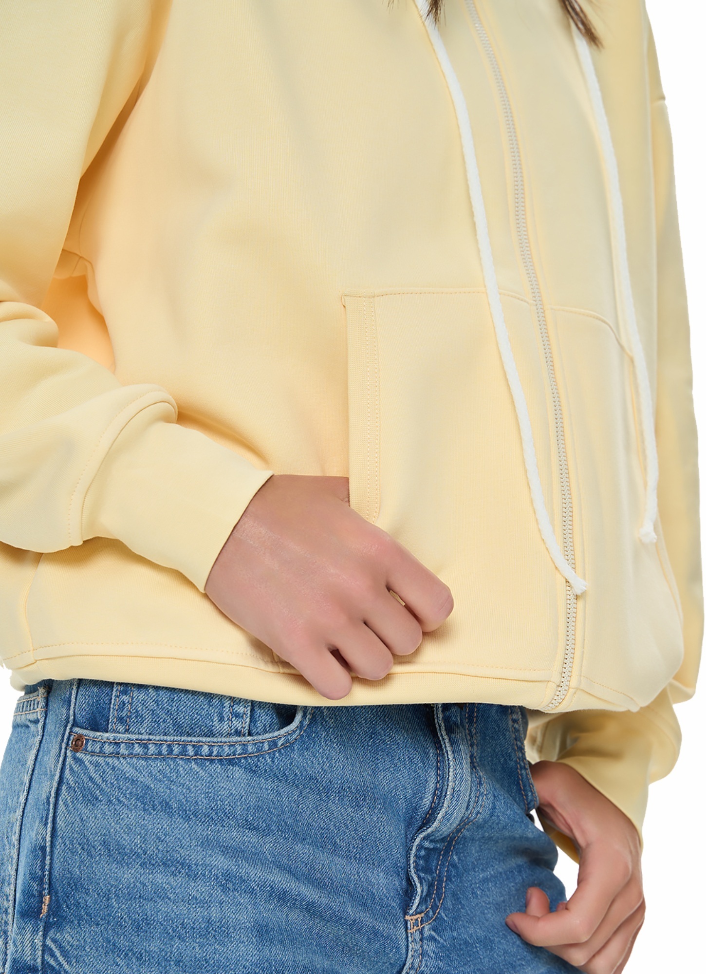 Худі на застібці жіноче Roza 241204 S жовтефото6