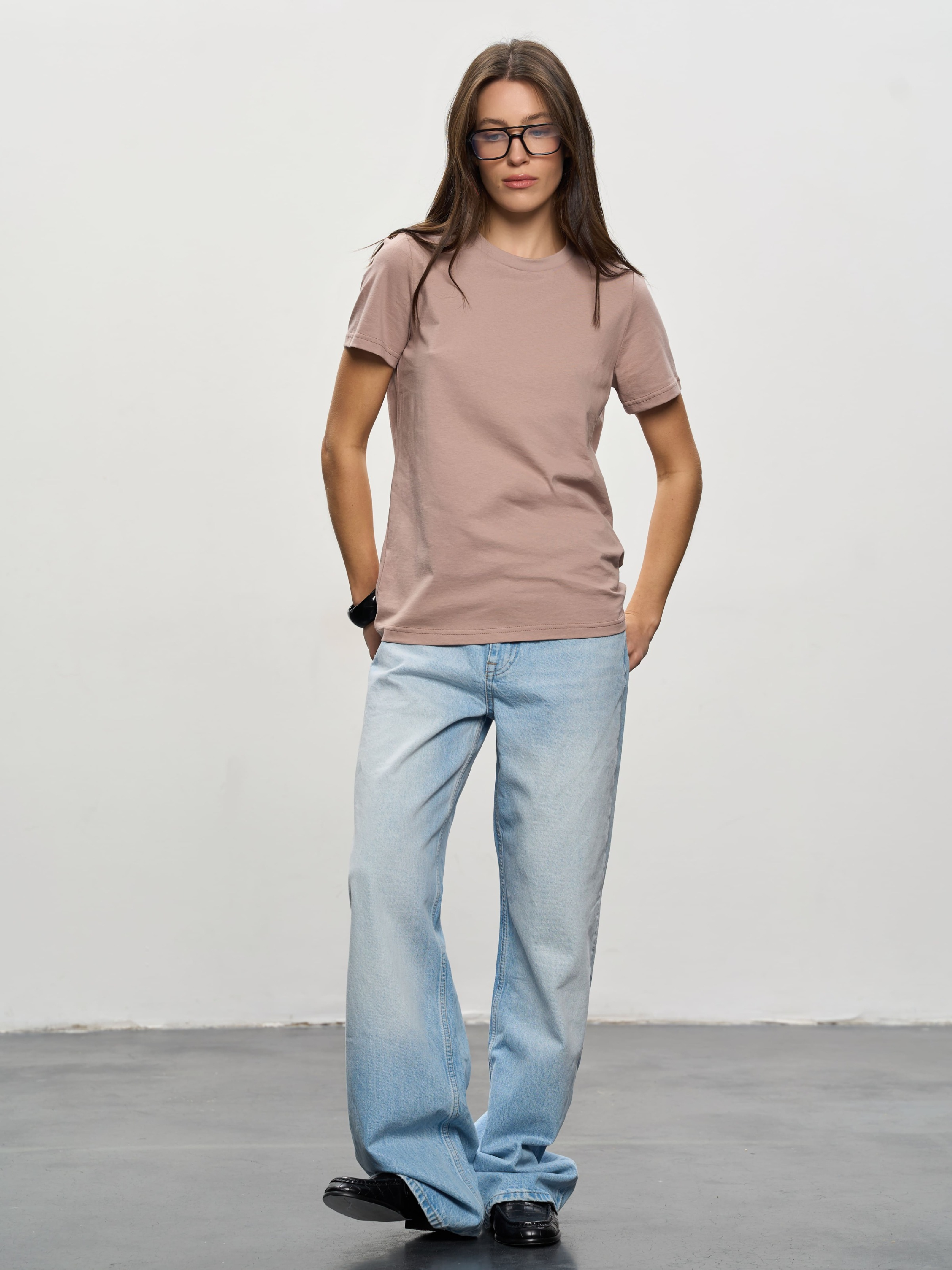 Футболка хлопковая женская Roza 231107 XL капучино фото 4