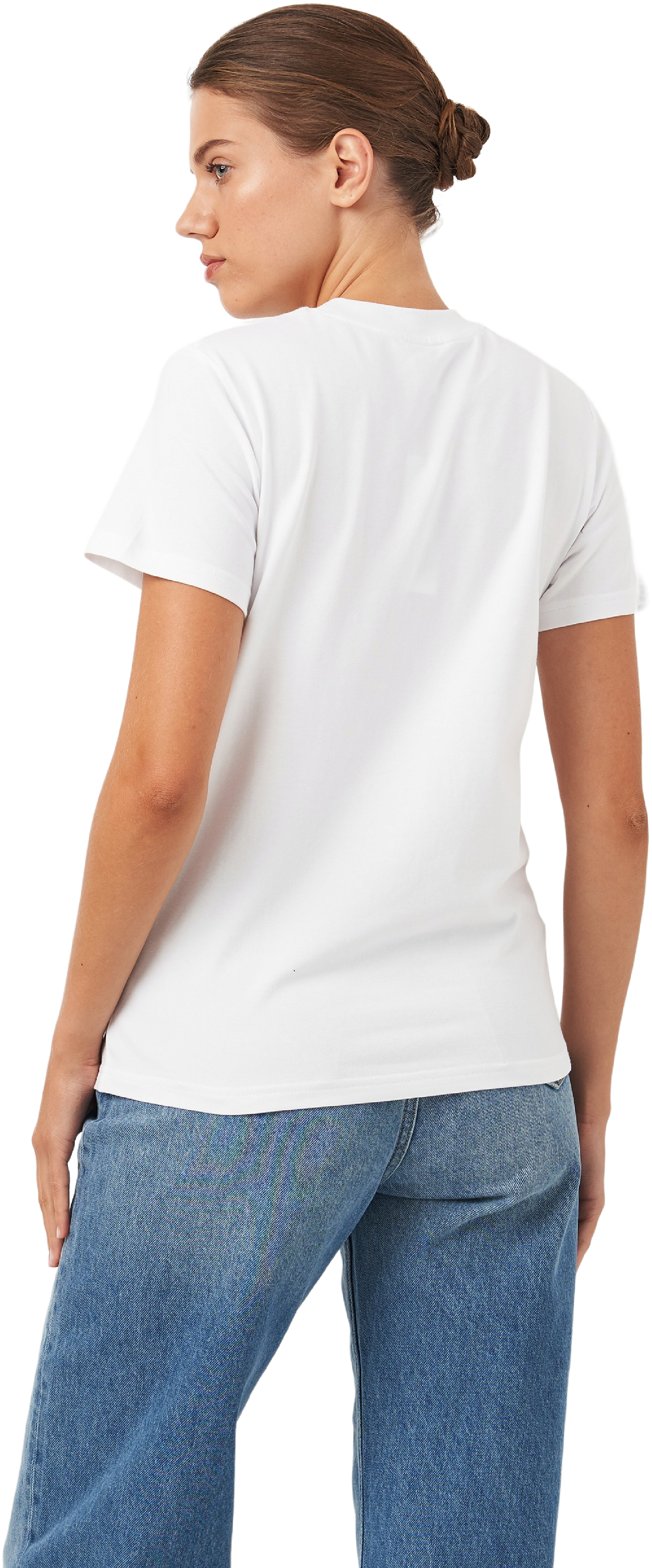 Футболка хлопковая женская Roza 231103 XS белая фото 2