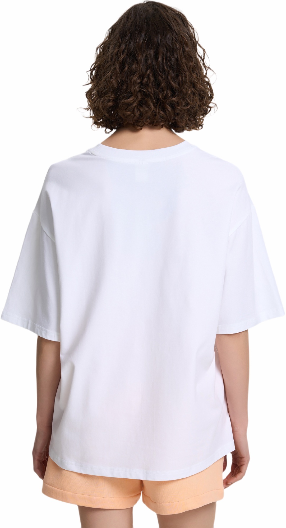 Футболка хлопковая женская Roza 231105 S белая фото 2