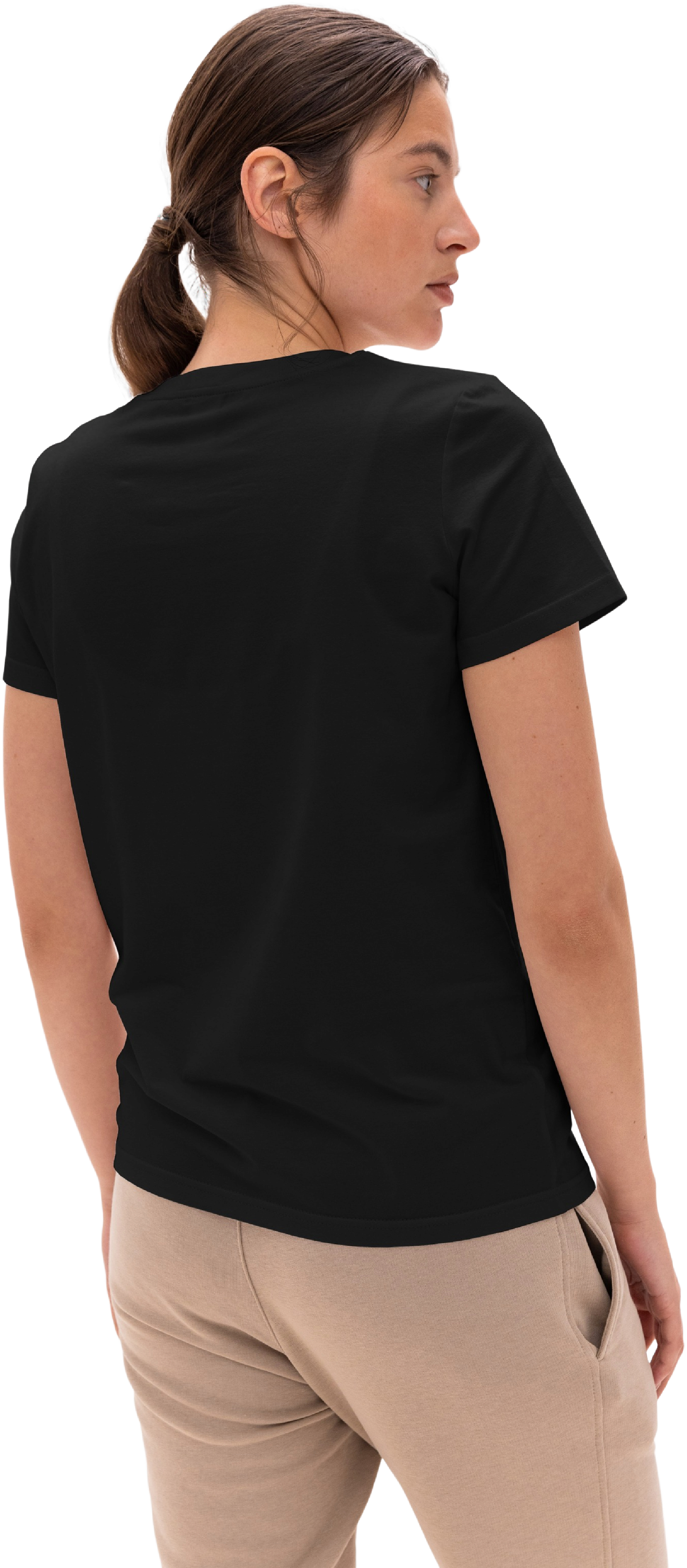 Футболка бавовняна жіноча Roza 231108 XL чорнафото2