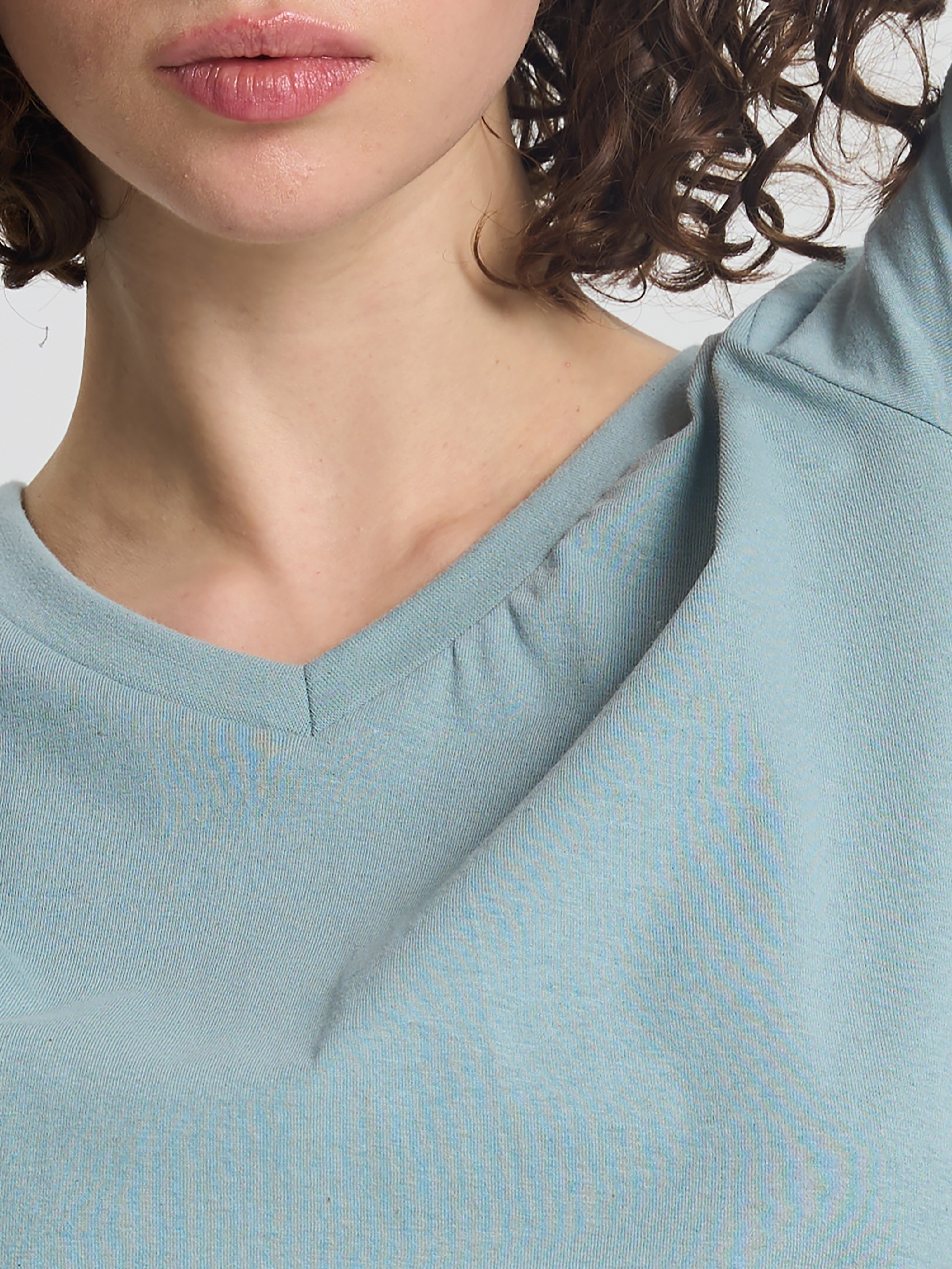 Футболка бавовняна жіноча Roza 231108 M темно-бірюзовафото3