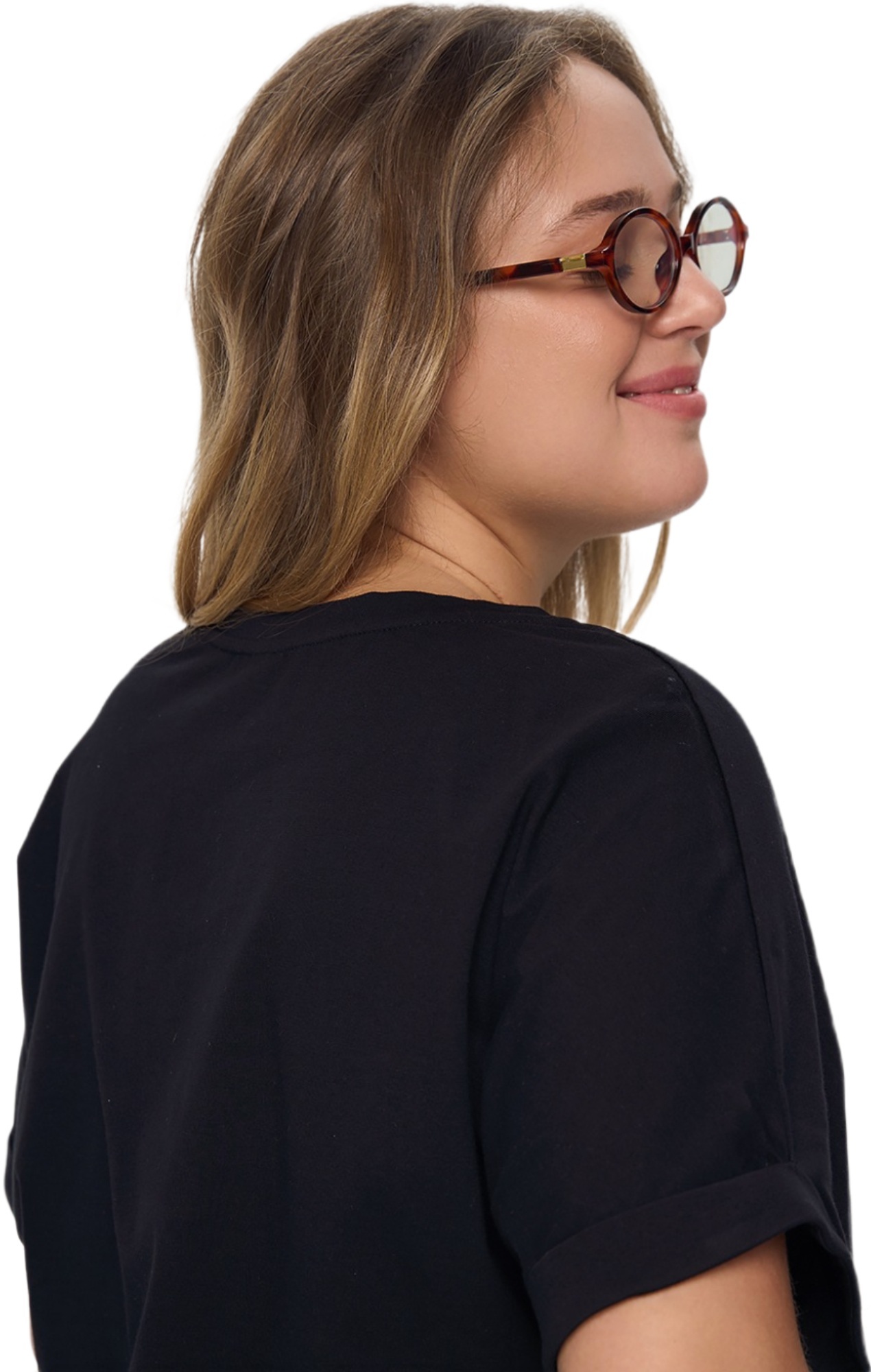 Футболка хлопковая женская Roza 230938 XL черная фото 4