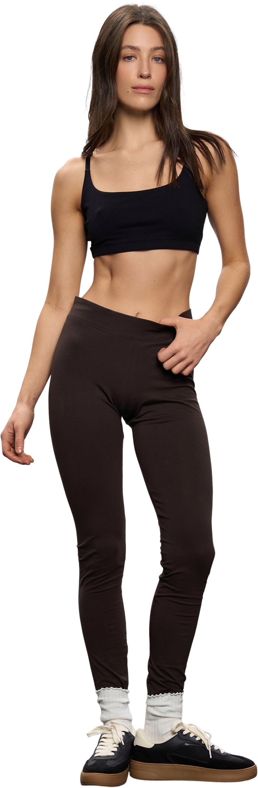 Легінси жіночі Roza 240671 3XL шоколадніфото