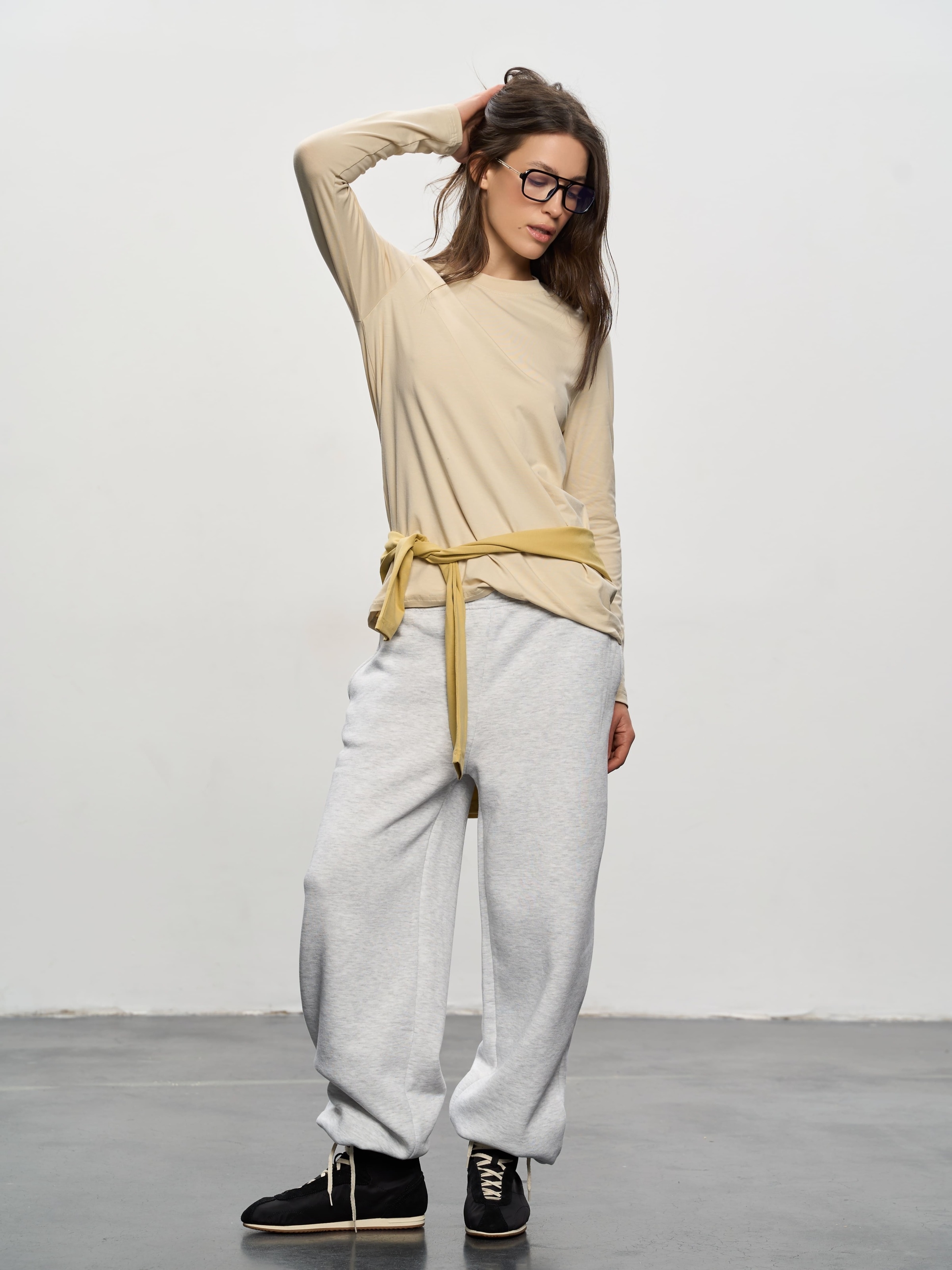 Лонгслив жіночий Roza 231109 2XL пісочнийфото3