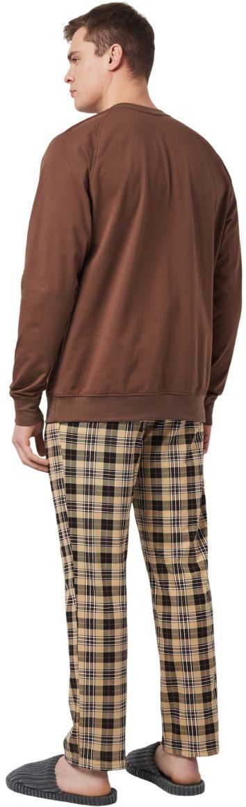 Піжама чоловіча Roza 250905 2XL коричневафото