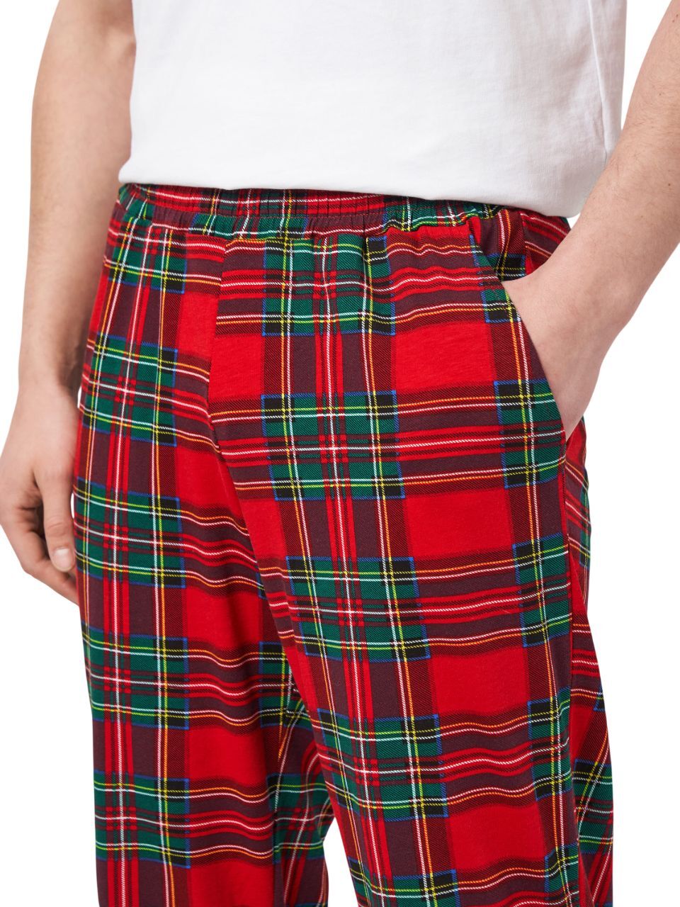 Штаны домашние мужские Roza 250907 2XL красны в клетку фото 