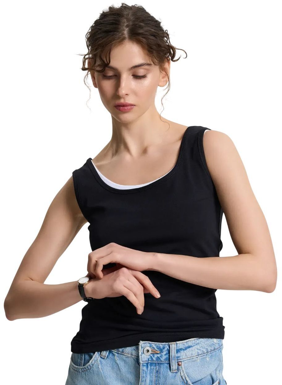 Майка женская Roza 200126 XS черный фото 6