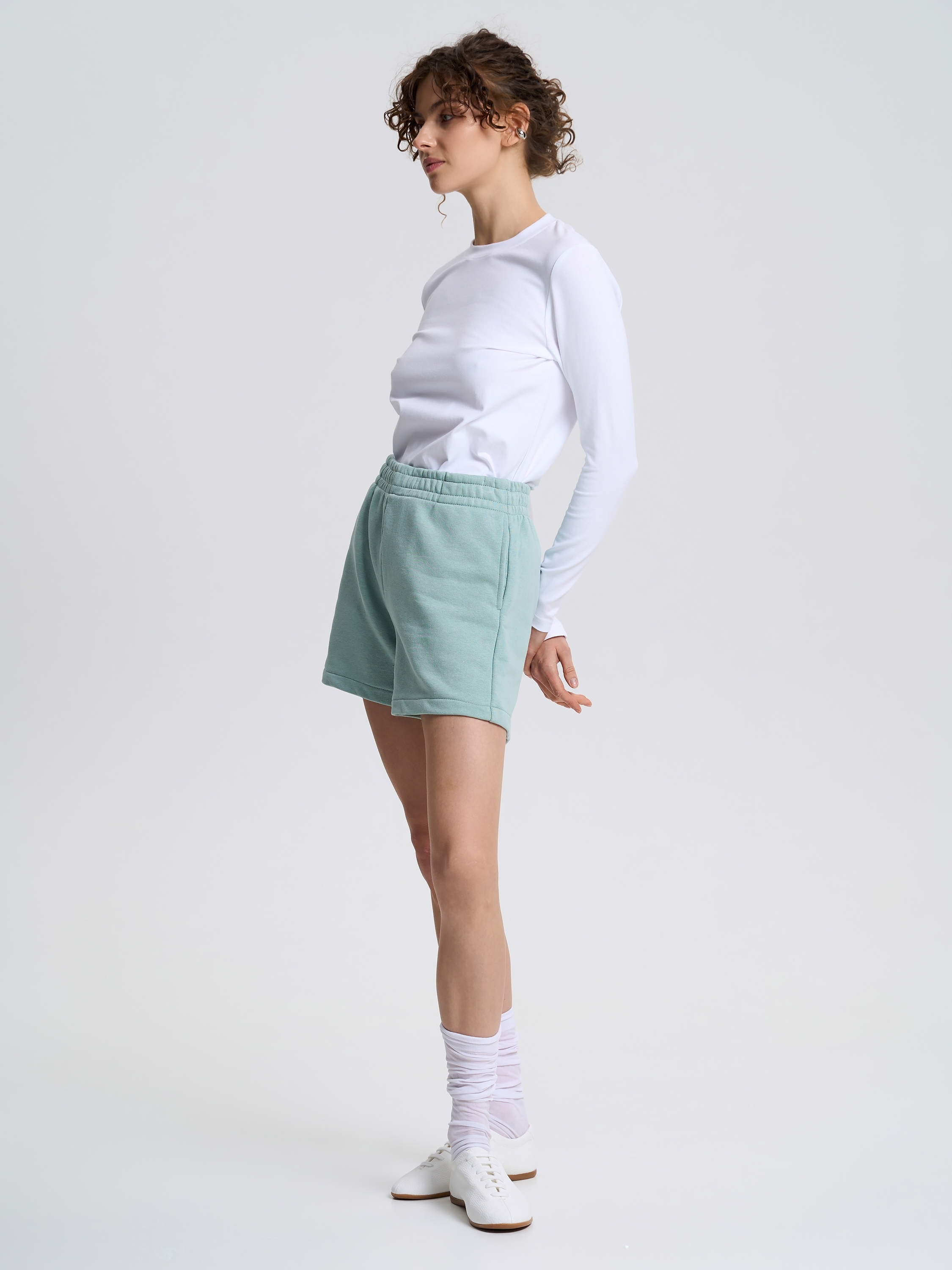 Лонгслив жіночий Roza 231109 M білийфото3