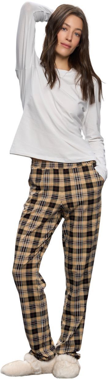 Штани домашні жіночі Roza 250910 3XL коричневіфото